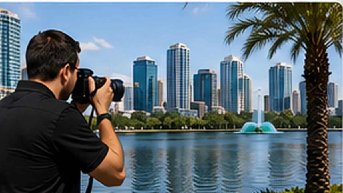Illustrative professional investigative services scene for Orlando, Florida