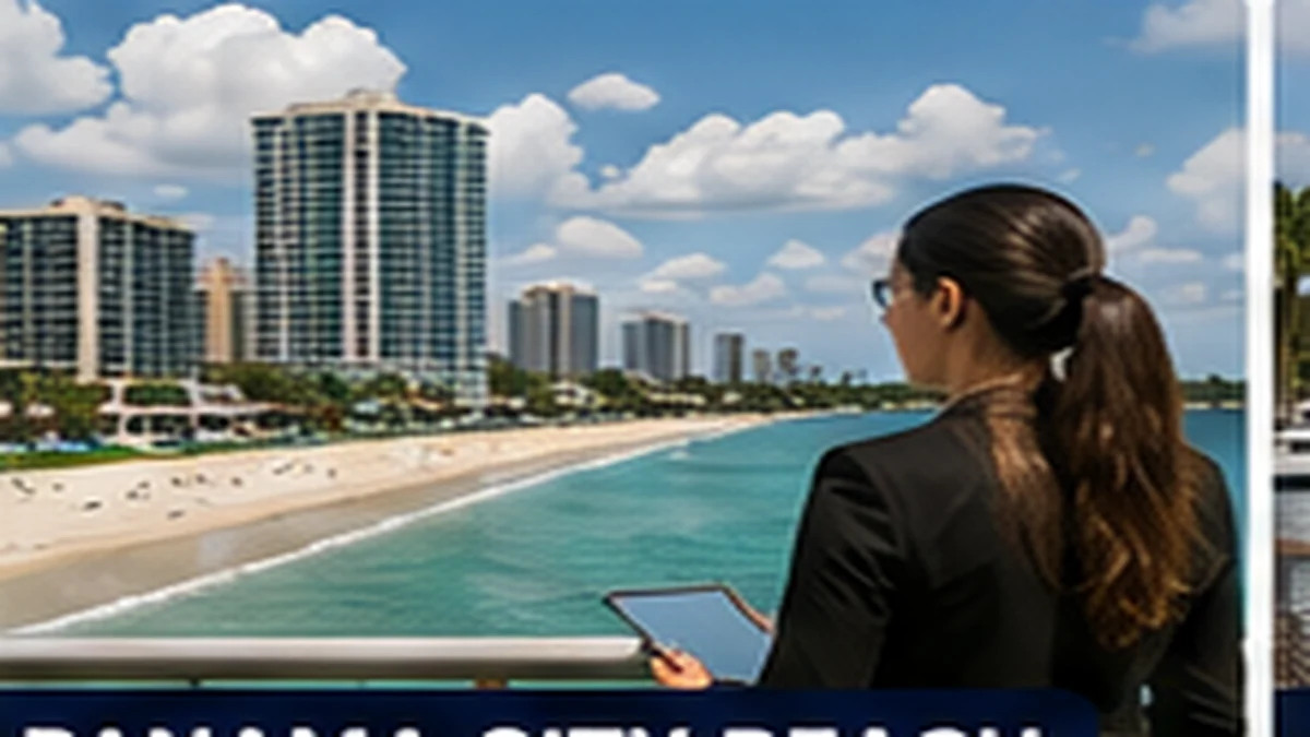 Illustrative professional investigative services scene for Panama City Beach, Florida
