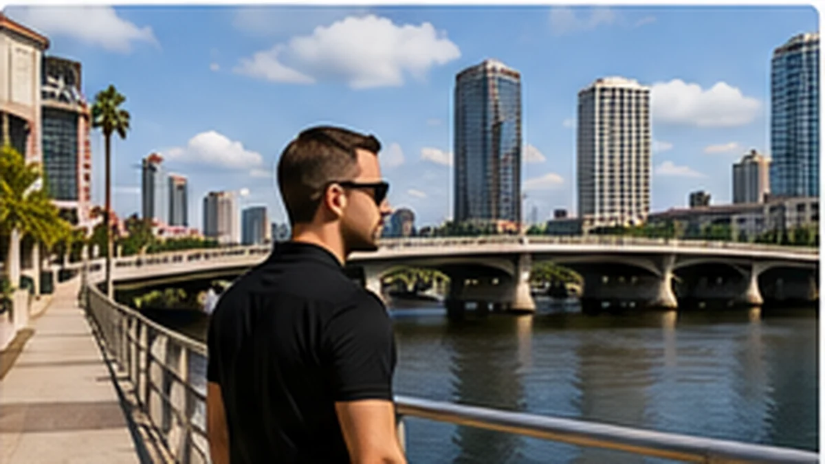 Illustrative professional investigative services scene for Tampa, Florida